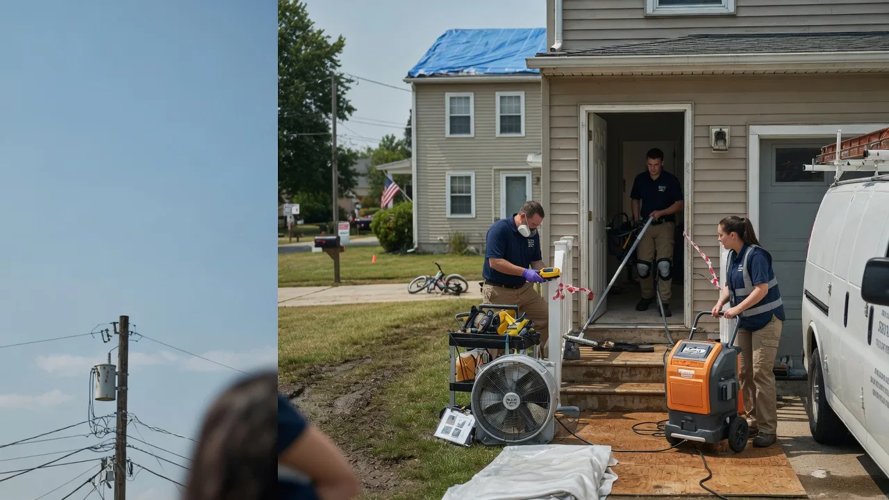 Water Damage Repair in Woodworth, LA near me